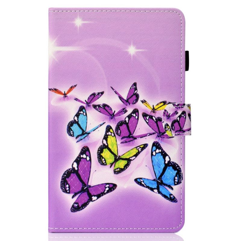 Flip Cover iPad Mini 6 (2021) Sommerfugle Design