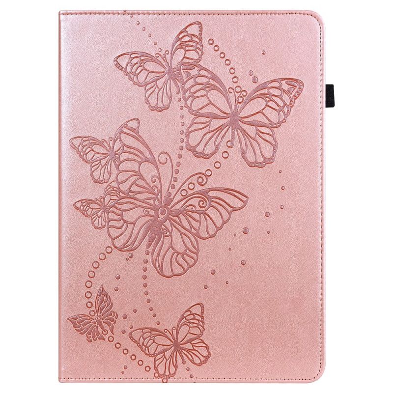 Flip Cover iPad Mini 6 (2021) Sommerfugletrykmønster