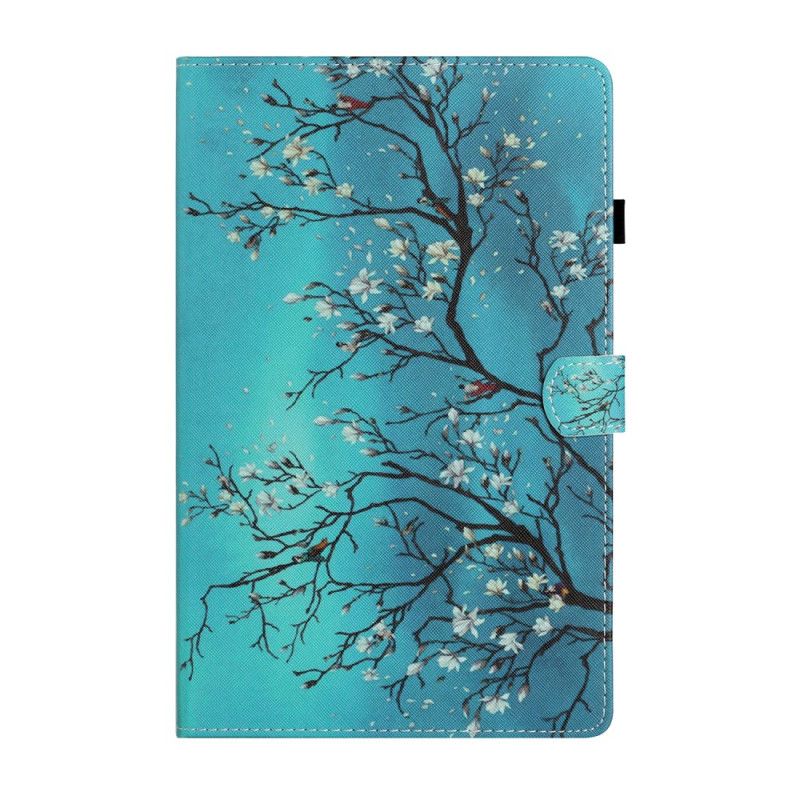 Læder Cover iPad Mini 6 (2021) Blomstrende Grene