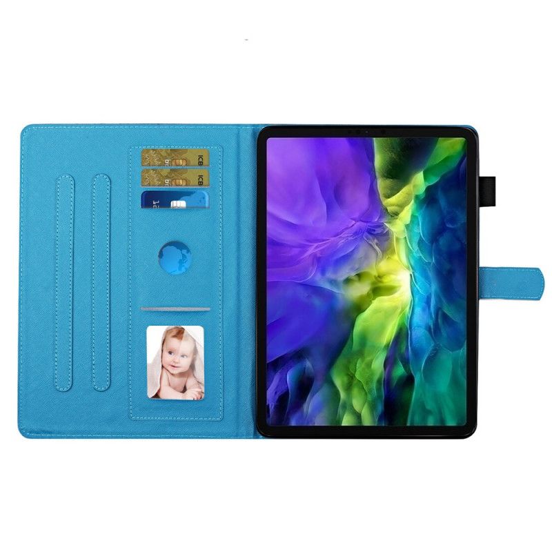 Læder Cover iPad Mini 6 (2021) Blomstrende Grene