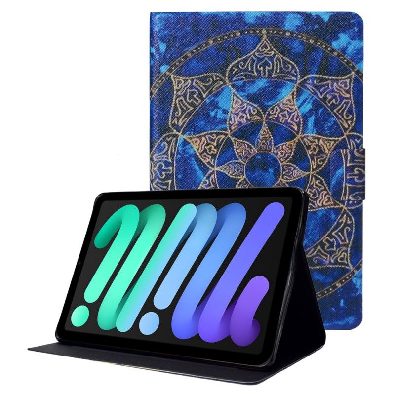 Læder Cover iPad Mini 6 (2021) Forfædres Mandala-mønster