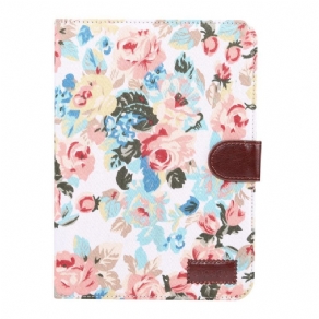 Læder Cover iPad Mini 6 (2021) Frihedsblomster