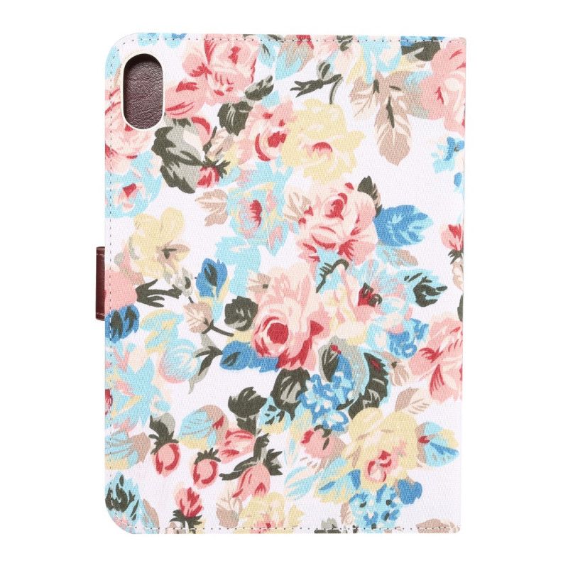 Læder Cover iPad Mini 6 (2021) Frihedsblomster