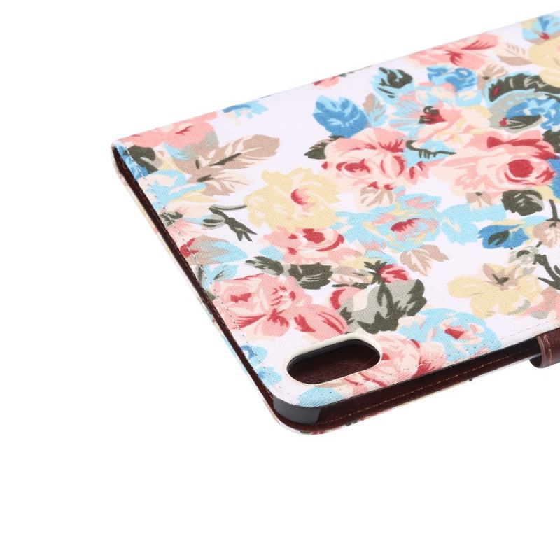 Læder Cover iPad Mini 6 (2021) Frihedsblomster