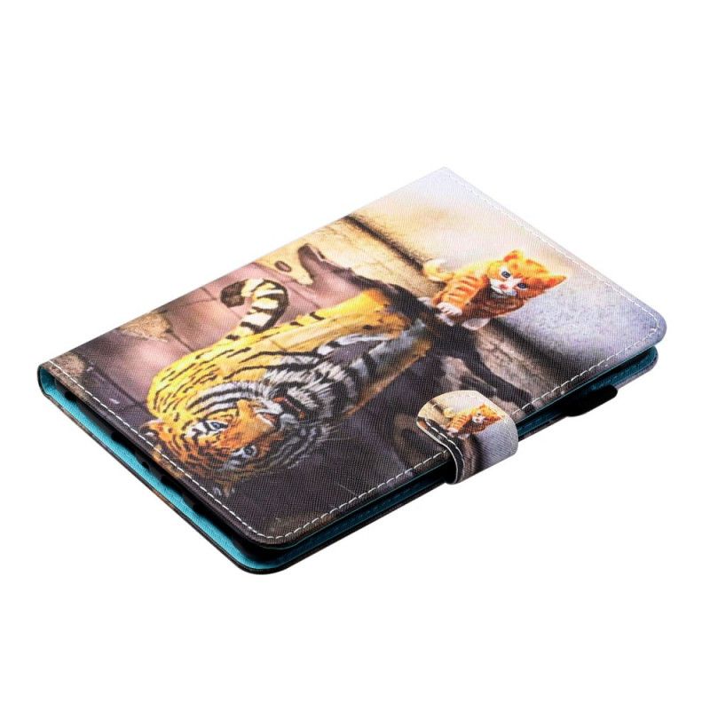 Læder Cover iPad Mini 6 (2021) Kattingen Art