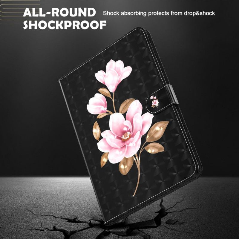 Læder Cover iPad Mini 6 (2021) Træblomster