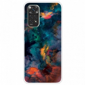 Cover Xiaomi Redmi Note 11 Pro / 11 Pro 5G Farverige Skyer