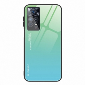 Cover Xiaomi Redmi Note 11 Pro / 11 Pro 5G Hærdet Glas Vær Dig Selv