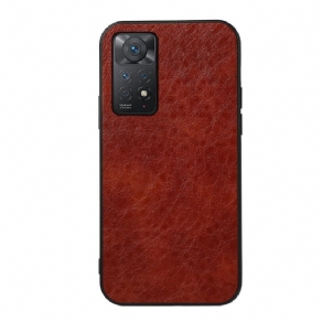 Mobilcover Xiaomi Redmi Note 11 Pro / 11 Pro 5G Tekstureret Kunstlæder