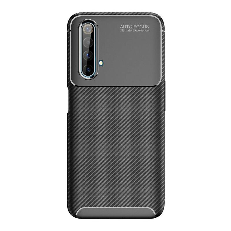 Mobilcover Realme X50 Fleksibel Kulfibertekstur