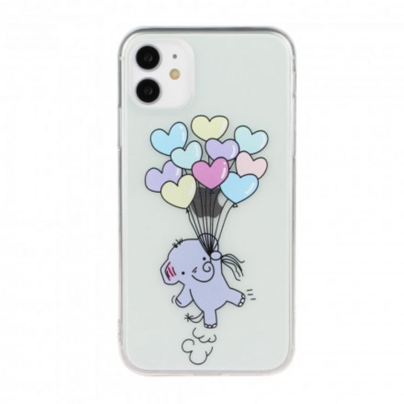 Cover iPhone 11 Elefantballoner