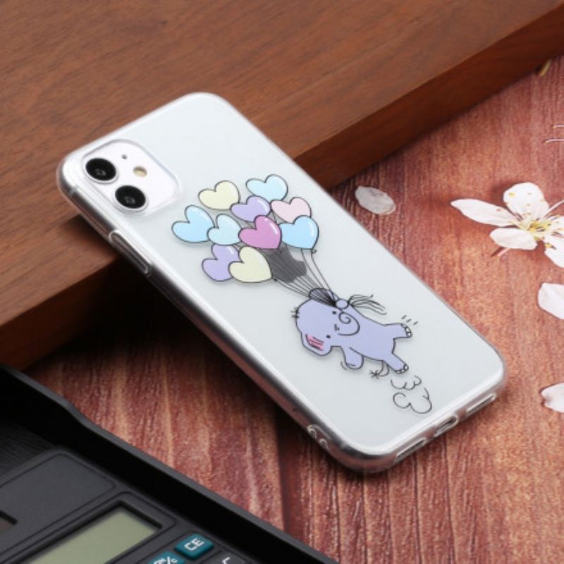 Cover iPhone 11 Elefantballoner