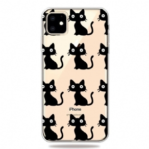 Cover iPhone 11 Flere Sorte Katte