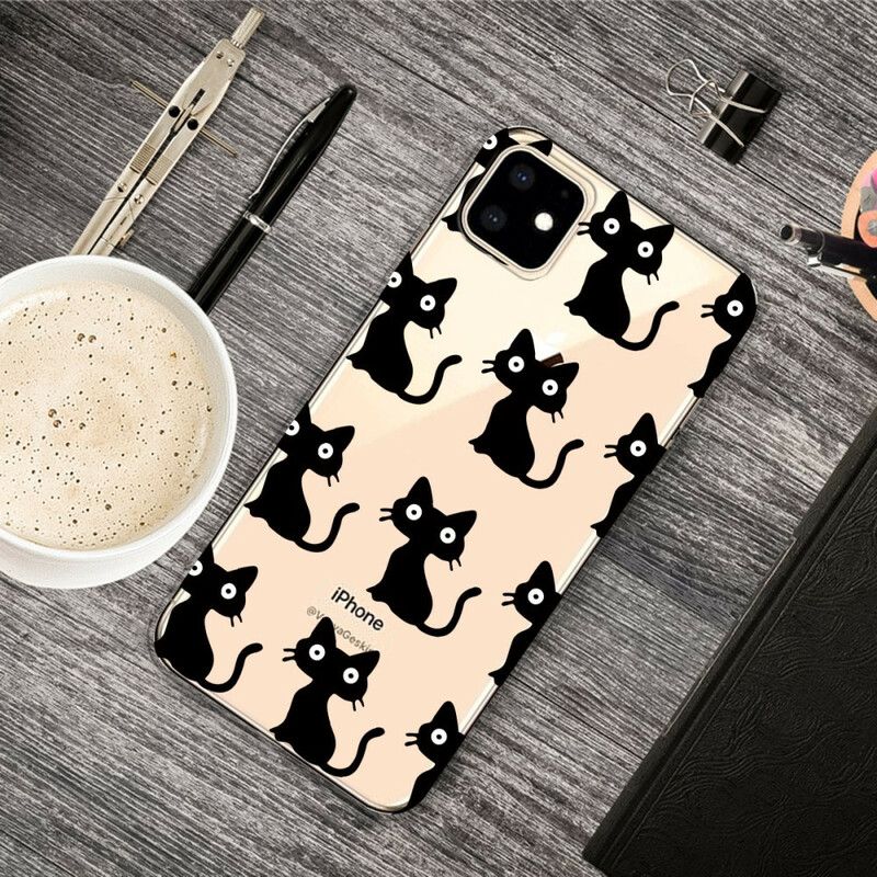 Cover iPhone 11 Flere Sorte Katte