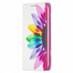 Cover iPhone 11 Flip Cover Akvarelblomst