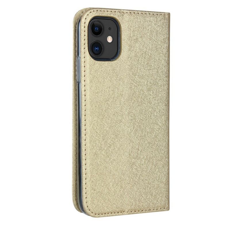 Cover iPhone 11 Flip Cover Blødt Læderstil Med Rem