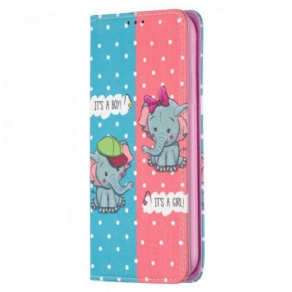 Cover iPhone 11 Flip Cover Elefanter