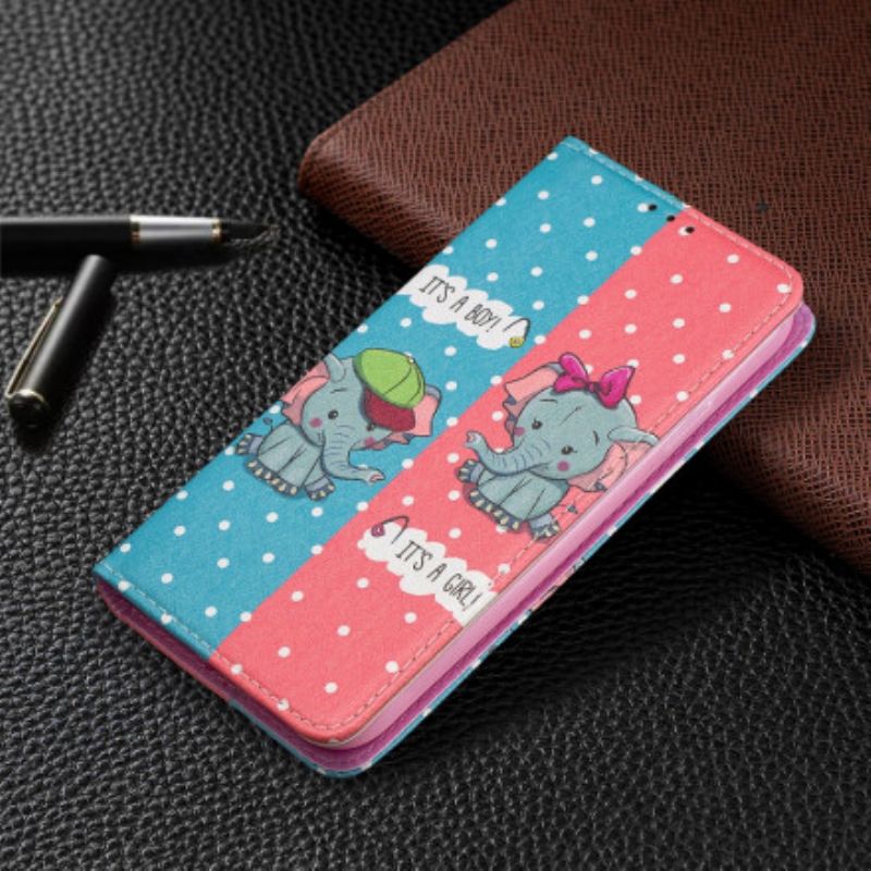 Cover iPhone 11 Flip Cover Elefanter