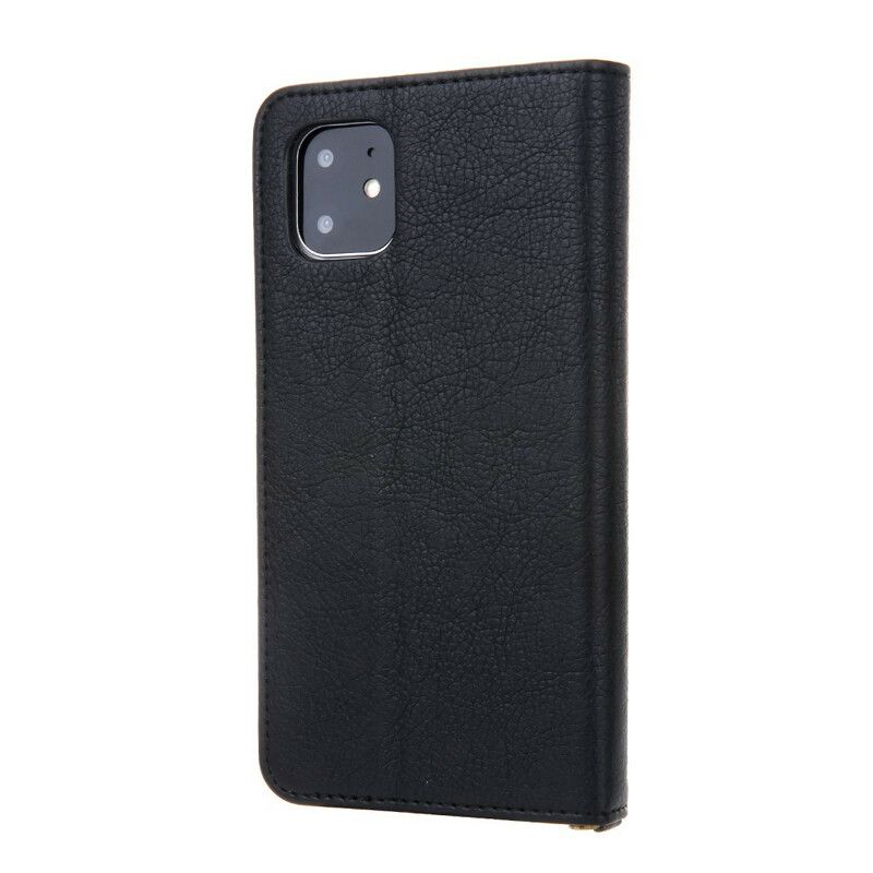 Cover iPhone 11 Flip Cover Førsteklasses Læderstil