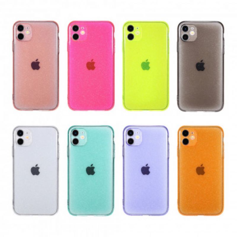 Cover iPhone 11 Fluorescerende Glitter