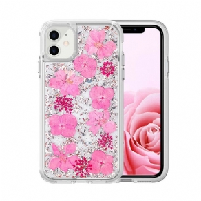 Cover iPhone 11 Luksus Blomsterpailletter