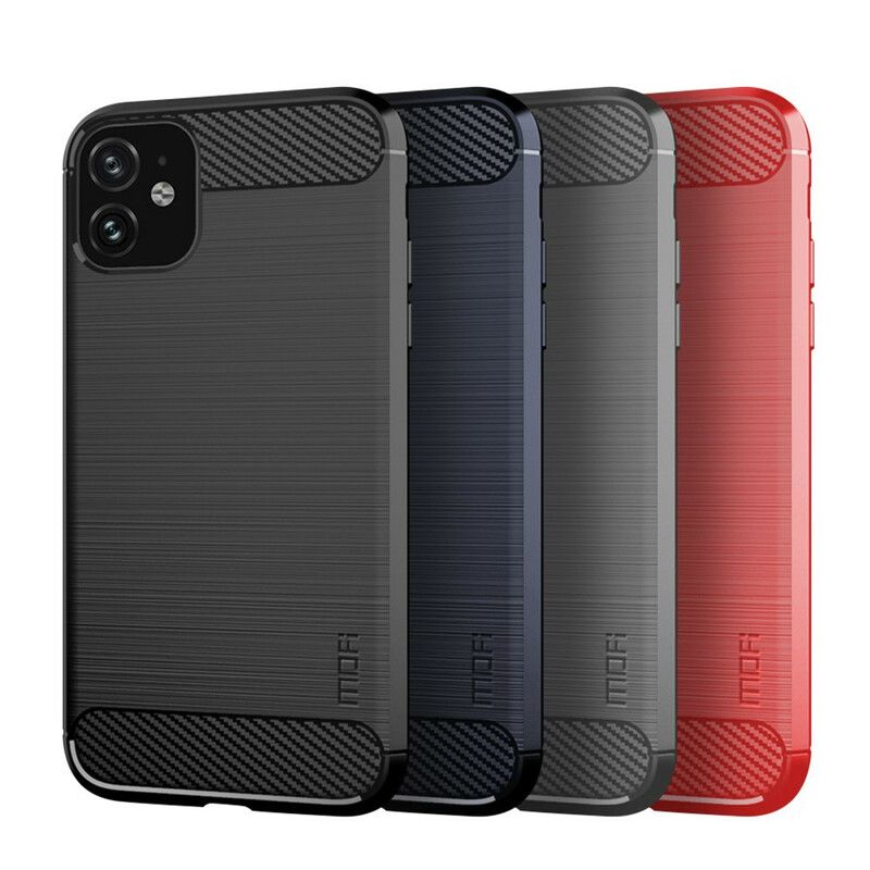 Cover iPhone 11 Mofi Børstet Kulfiber