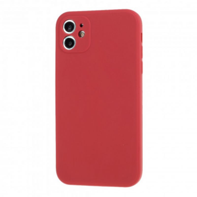 Cover iPhone 11 Silikonemåtte Ren Farve