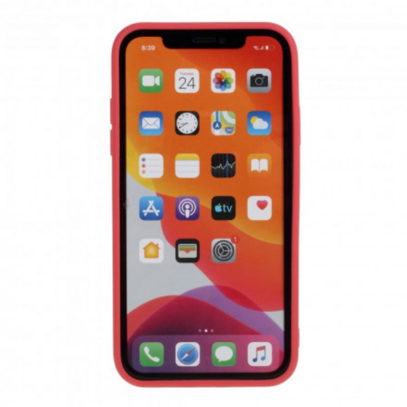 Cover iPhone 11 Silikonemåtte Ren Farve