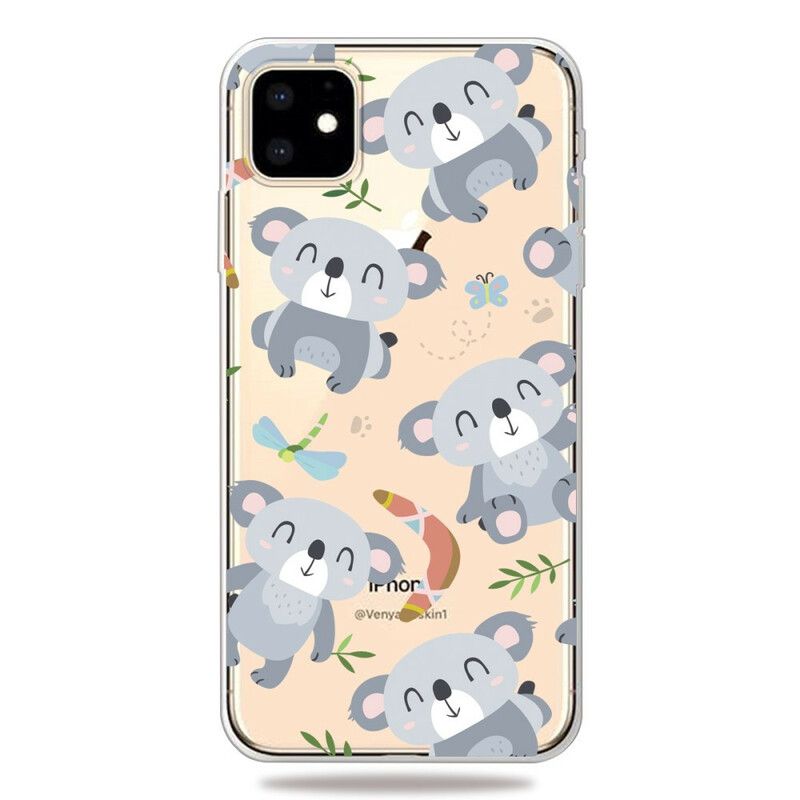 Cover iPhone 11 Søde Grå Koalaer