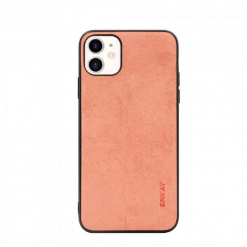 Cover iPhone 11 Tekstur Stof Enkay