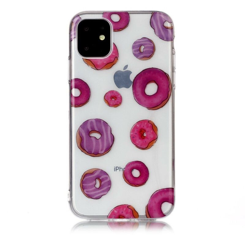 Cover iPhone 11 Transparent Donut Blæser