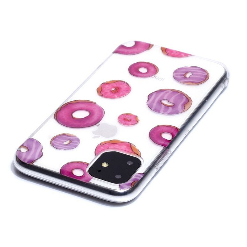 Cover iPhone 11 Transparent Donut Blæser