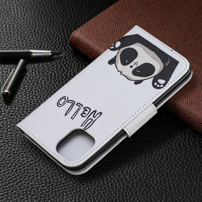 Flip Cover iPhone 11 Hej Panda