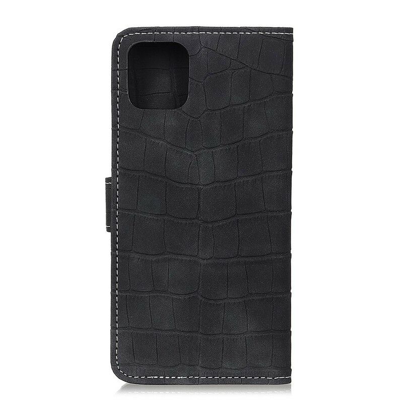 Flip Cover iPhone 11 Krokodillehudeffektsømme