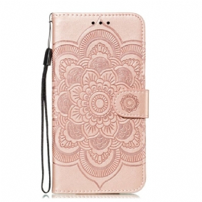 Flip Cover iPhone 11 Med Snor Fuld Strappy Mandala