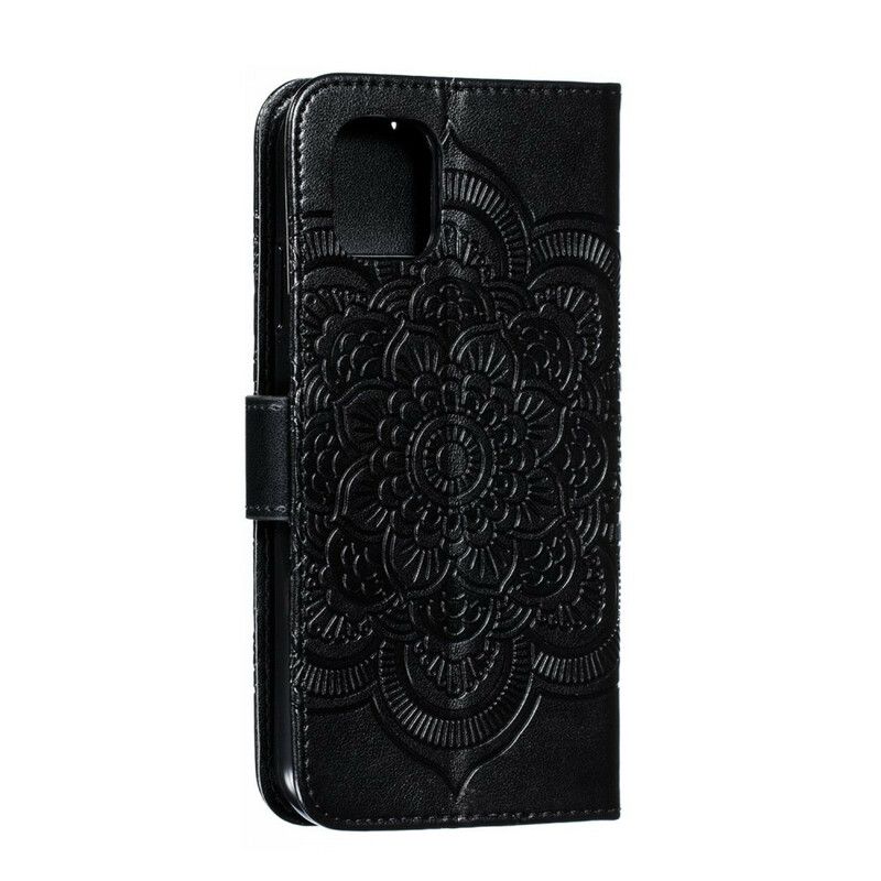 Flip Cover iPhone 11 Med Snor Fuld Strappy Mandala