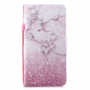 Flip Cover iPhone 11 Med Snor Marmorrem