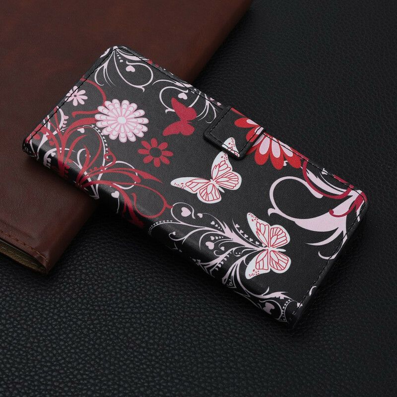 Flip Cover iPhone 11 Sindssyge Sommerfugle