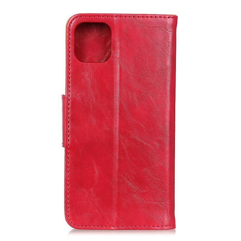 Læder Cover iPhone 11 Flip Cover Dobbeltsidet Magnetisk Klap