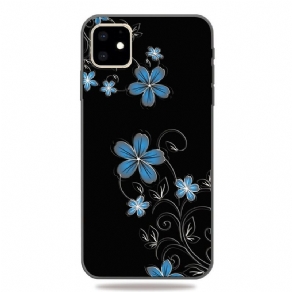 Mobilcover iPhone 11 Blå Blomster