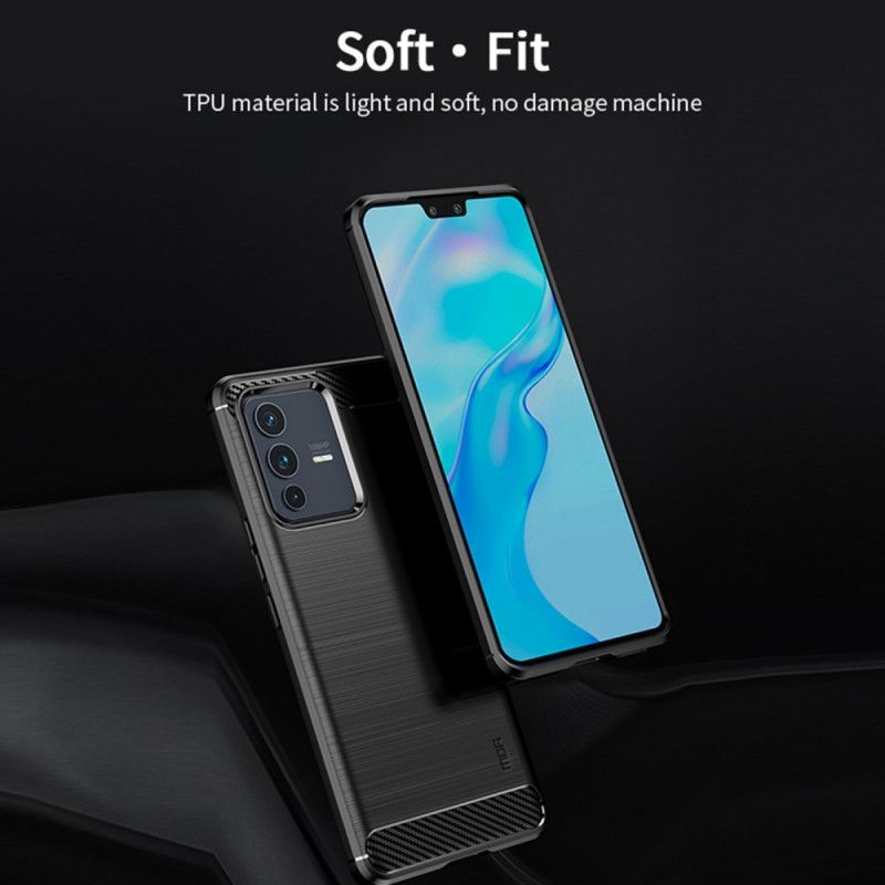 Cover Vivo V23 5G Børstet Kulfiber