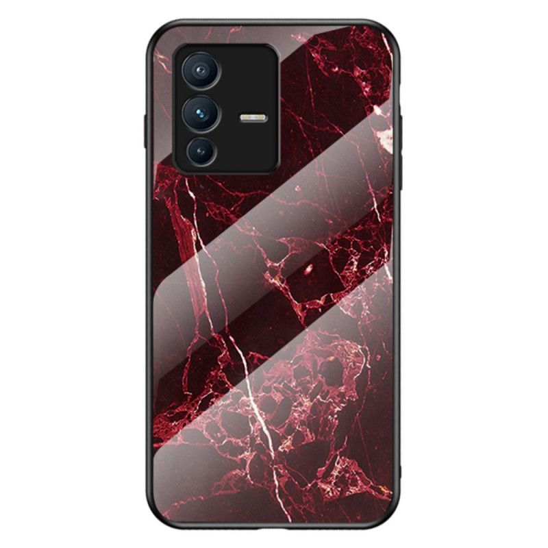 Cover Vivo V23 5G Marmorfarver Hærdet Glas