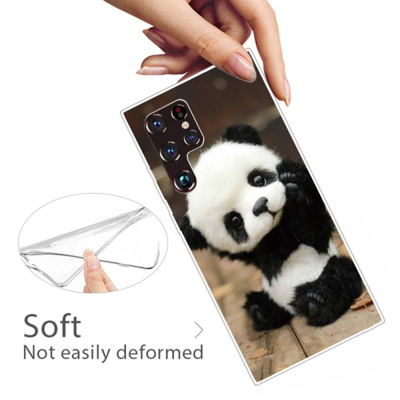 Cover Samsung Galaxy S22 Ultra 5G Fleksibel Panda