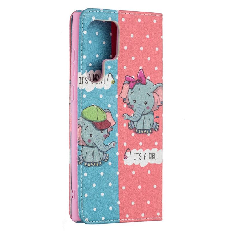 Cover Samsung Galaxy S22 Ultra 5G Flip Cover Elefanter