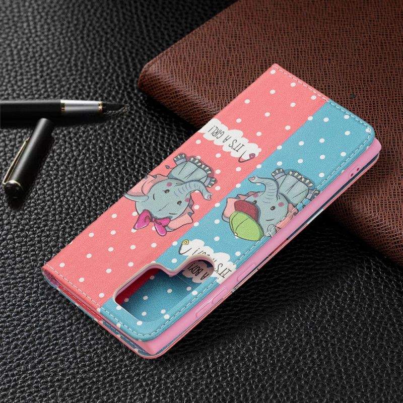 Cover Samsung Galaxy S22 Ultra 5G Flip Cover Elefanter