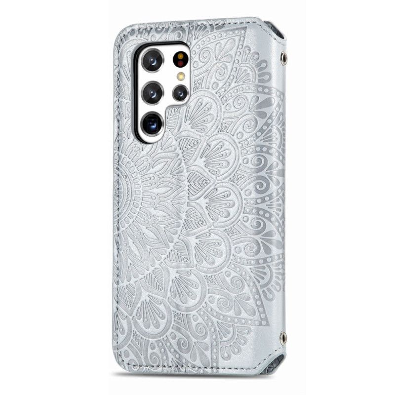 Cover Samsung Galaxy S22 Ultra 5G Flip Cover Mandalas