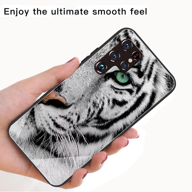 Cover Samsung Galaxy S22 Ultra 5G Tiger Hærdet Glas