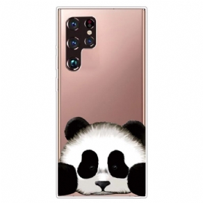 Cover Samsung Galaxy S22 Ultra 5G Transparent Panda