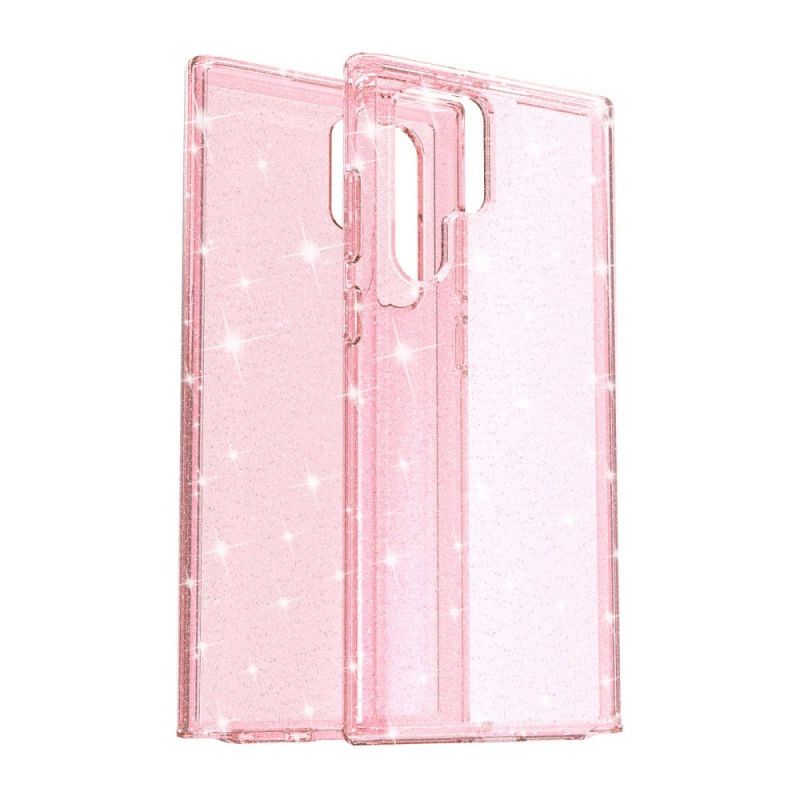 Cover Samsung Galaxy S22 Ultra 5G Transparente Pailletter