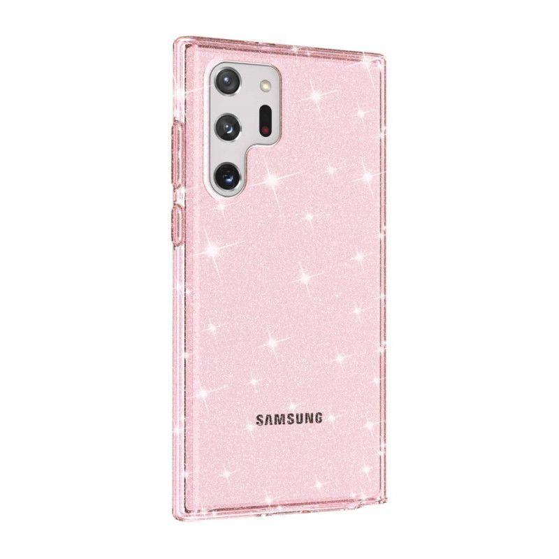 Cover Samsung Galaxy S22 Ultra 5G Transparente Pailletter